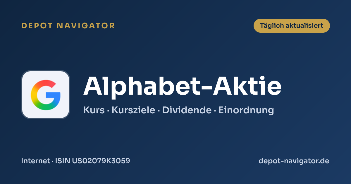 Alphabet Aktie: Kurs, Prognose, Kursziele & News